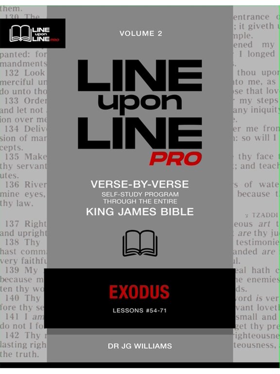 Line Upon Line Pro - Old Testament Exodus: Vol 2 - Line Upon Line PRO Bible Study Series, Book 2, (Paperback)