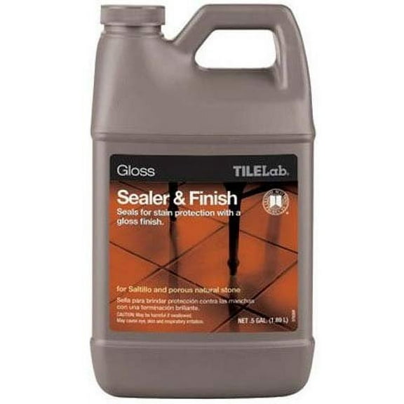 Custom Building Products Tile Gloss Sealer TLGLSSHG - High Gloss Seal - 0.5 Gal, Clear, Pack Of 1
