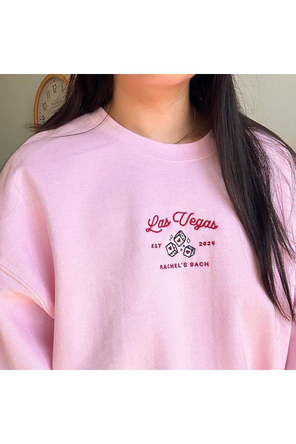 Custom Bachelorette Embroidered Sweatshirt