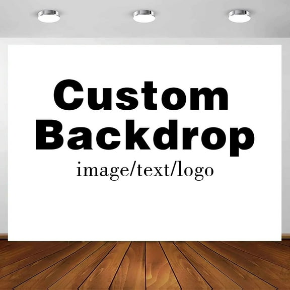 Custom Backdrop 10 x 8 ft ,Personalized Birthday Background, Upload Picture Text Banner for Event Birthday Baby Shower Bridal Shower Party Photography Supplies Decor