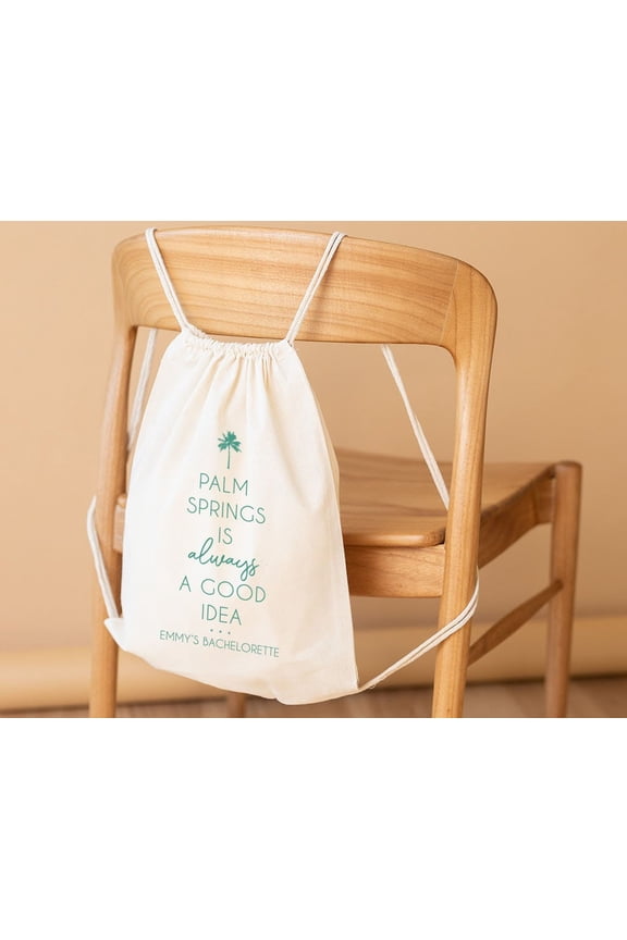 Custom Backpack Bridesmaid Backpack Palm Springs Wedding Custom Bridal Backpack Palm Sprin