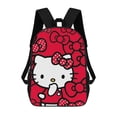 thumbnail image 1 of Custom Backpack Hello Kitty 17-Inch Anime Backpack Laptop Backpack Lightweight Water-Resistant Spacious for Work Or School, 1 of 9
