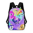 thumbnail image 1 of Custom Backpack My Little Pony 17-Inch Anime Backpack Laptop Backpack Lightweight Water-Resistant Spacious for Work Or School, 1 of 9