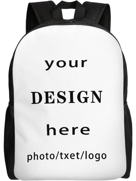Custom Backpack Personalise with Your Photo, Text, Logo or Name