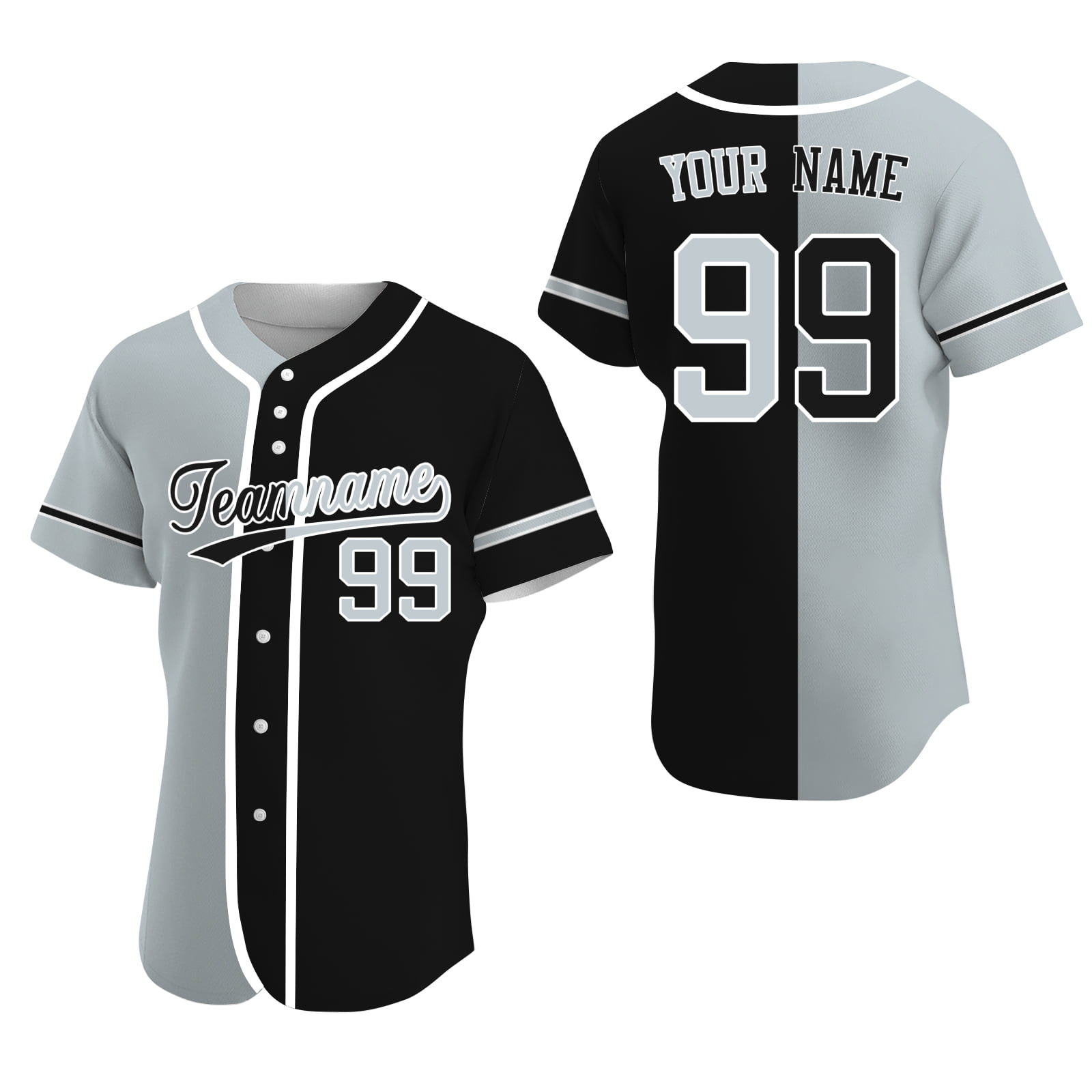 Custom Baseball Jersey Stitched Personalized Baseball Shirts Sports Uniform for Men Women Boy Walmart