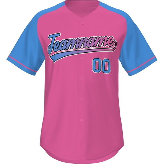 Custom Baseball Jersey StitchedPrinted Personanlized Button Down Shirts Sports Uniform for