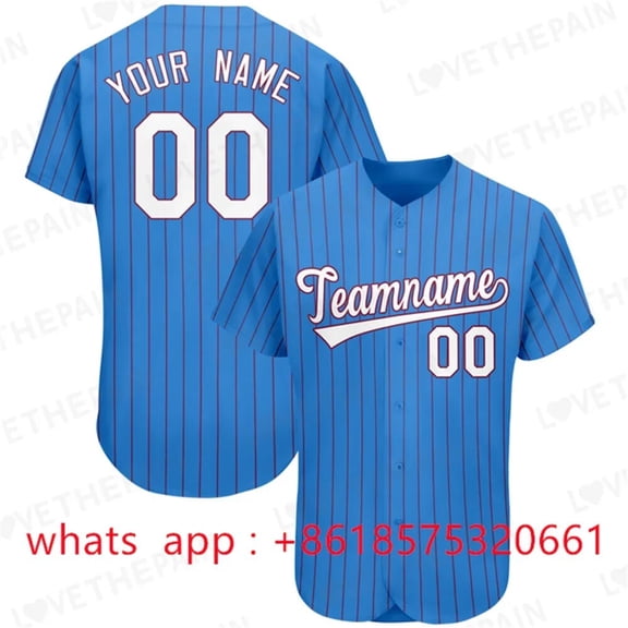 Custom Baseball Jerseys 90s Street Hip-Hop Sweat-Absorbent Softball Uniform Short-Sleeve C
