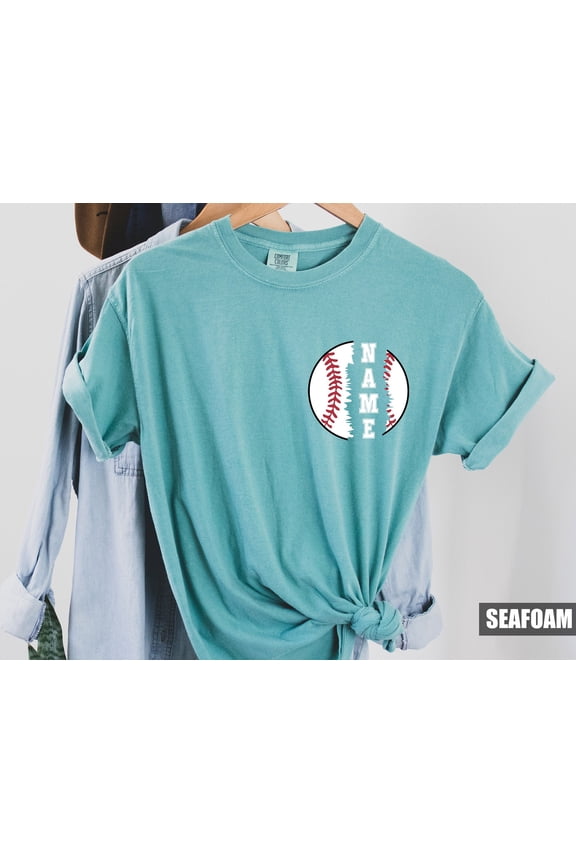 Custom Baseball Name TShirt Personalized Game Day Tee