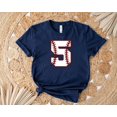 thumbnail image 1 of Custom Baseball Number T-Shirt, Personalized Birthday Baseball Shirt for Kids, Baseball Boy Team Tee, 1 of 5