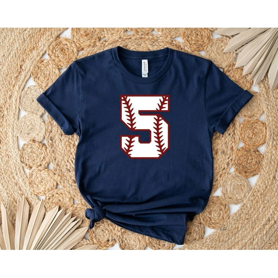 Custom Baseball Number T-Shirt, Personalized Birthday Baseball Shirt for Kids, Baseball Boy Team Tee
