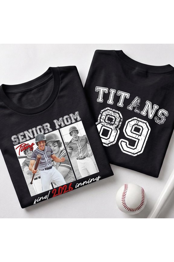 Custom Baseball Photo TShirt Thunderbirds Team Player 2026 Innings