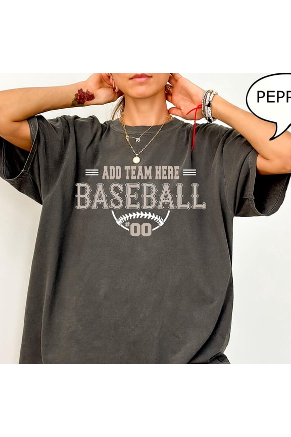 Custom Baseball TShirt Mascot Baseball Shirt Personalized Baseball Shirt Personalized Gift
