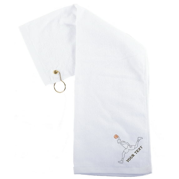 Custom Basketball Towels, Sports Towels, Personalized Basketball Towels for Teams - Shooting