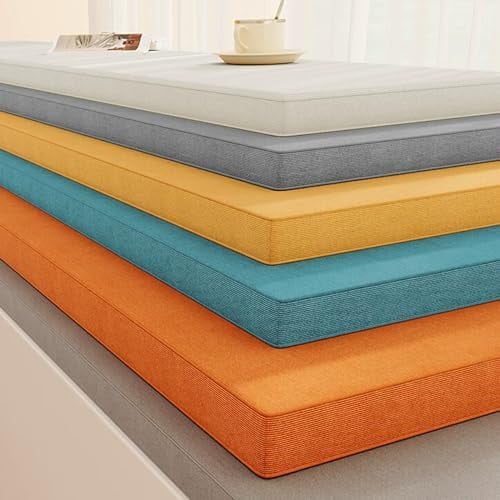 Custom Bay Window Cushions Indoor Trapezoid Angled Shape Furniture Bench Seat Cushion Non-Slip Bottom Chair Pads for Living Room Bedroom Dining Room$$Home Decor, Kitchen, & Other