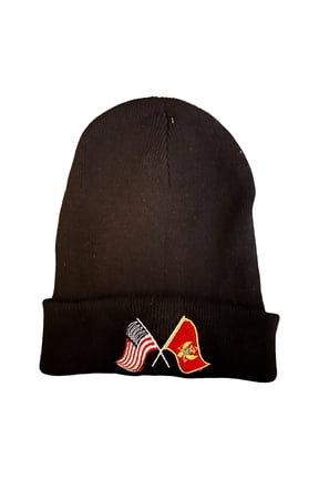 Montenegro American Flags Custom Beanie Embroidered