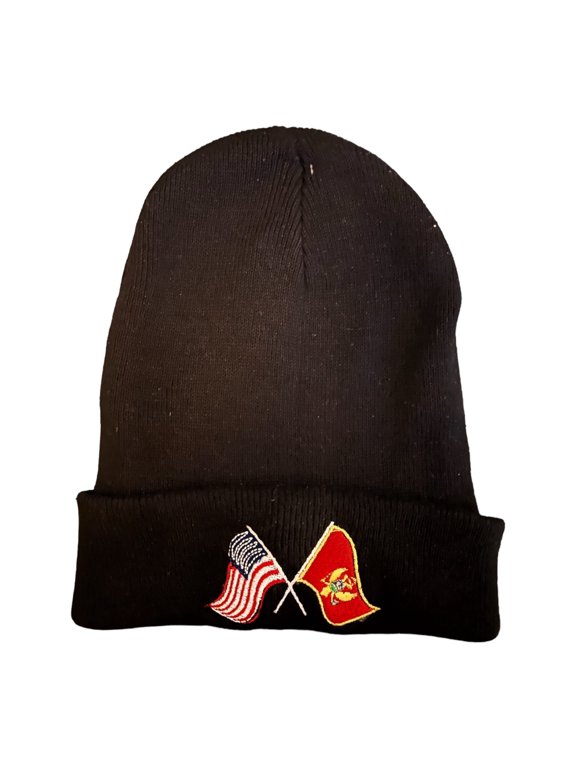 Montenegro American Flags Custom Beanie Embroidered