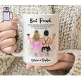 thumbnail image 1 of Custom Best Friend Mug, Best Friend Gift For Birthday, Personalized Best Friend Gift, Soul Sisters Gift, Bestie Mug, Friendship Mug Gift., 1 of 5