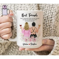 Custom Best Friend Mug, Best Friend Gift For Birthday, Personalized Best Friend Gift, Soul Sisters Gift, Bestie Mug, Friendship Mug Gift.