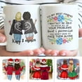 thumbnail image 1 of Custom Best Friend Mugs for Women, Choose Name Personalized Halloween Mug Friendship Coffee Mug for Bestie BFF, Galantine's Day Gift,Halloween Party Gifts Idea 11/15 oz, 1 of 2