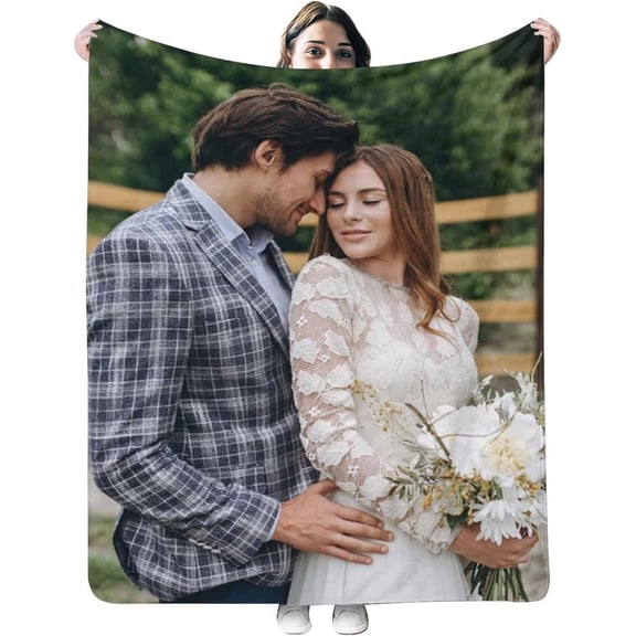 Custom Best Friends Blanket for Women Personalized Blanket with Photos Text Customized 10 Picture Collages Throw Blanket for Family Adult Kids Couple Birthday Christmas Memorial Gift