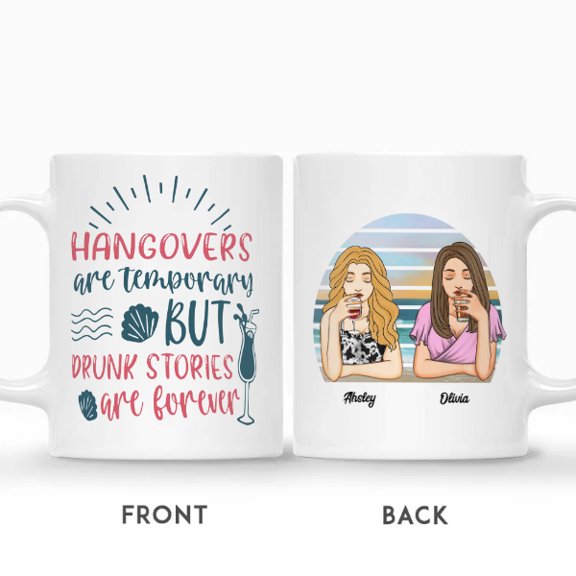 Custom Best Friends Gifts Personalized Name Drinking Team Re