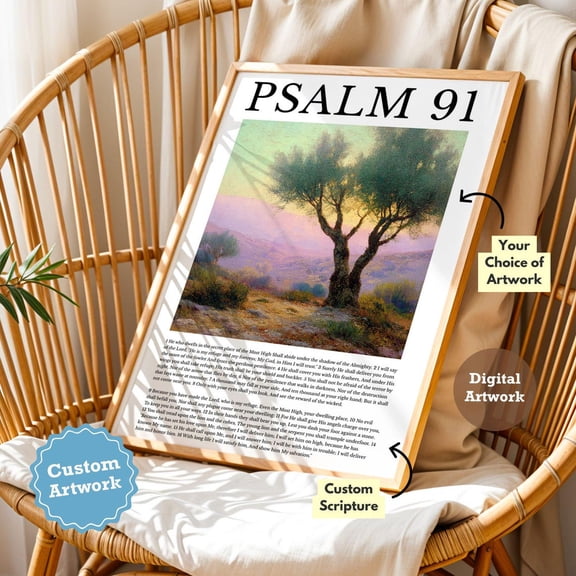 Custom Bible Verse Printable Wall Art, Custom Scripture Print, Christian Wall Art Gift, Personalised Christian Poster Digital Wall Decor, Unframed Poster Size 8x12