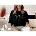 thumbnail image 1 of Custom Birth Month Birth Flower Sweatshirt, Gift for Her, Flower TShirt, Sentimental Gift Idea, Valentines Day, Perfect Mothers Day Gift, 1 of 8