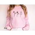 thumbnail image 1 of Custom Birth Month Birth Flower Sweatshirt, Gift for Her, Flower TShirt, Sentimental Gift Idea, Valentines Day, Perfect Mothers Day Gift, 1 of 8