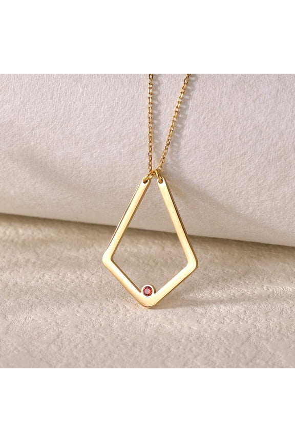 Custom Birthstone Ring Holder Necklace|Personalized Ring Keeper Pendant|Minimalist Ring Keeper Necklace|Ring Holder Jewelry|Birthday Gift