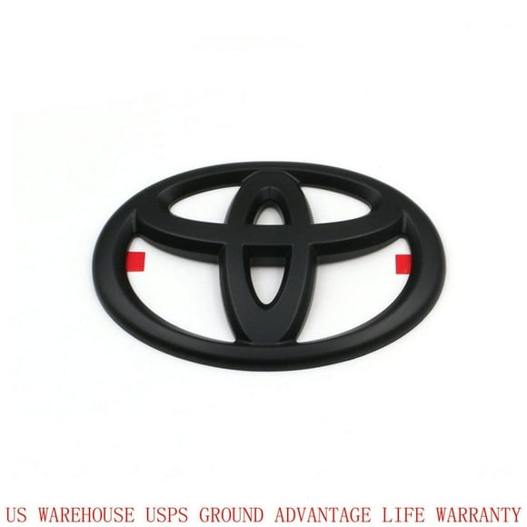 Custom Blackout Overlay Front Grille Emblem Badge For Sequoia Tacoma Tundra Plastic Unbranded