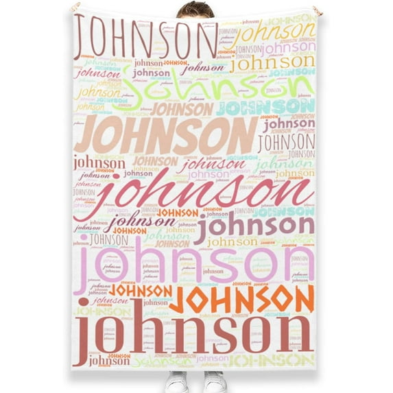 Custom Blanket Design Your Name Personalized Blankets Customized Gifts (Colorful, 40"x30")
