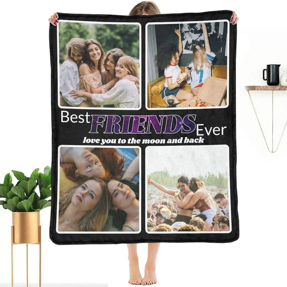 Custom Blanket Gifts for MOM, Customized Blankets with Photos, Make a Personalized Bed Throws to My Mom for Mothers Day, Custom Souvenir Throw Blanket for Best Mom Ever Blankets