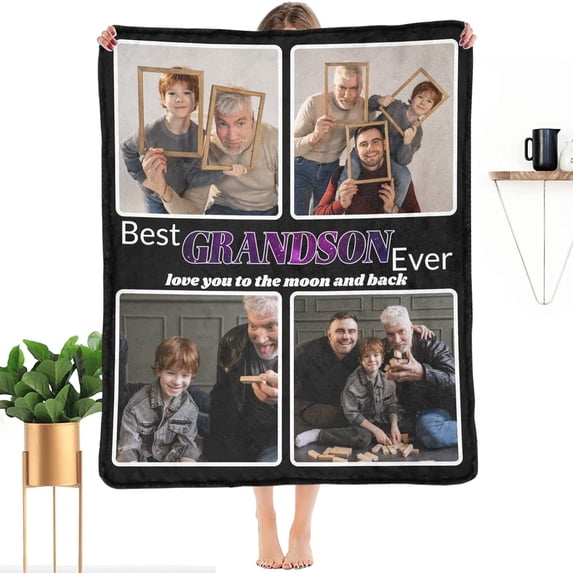 Custom Blanket Gifts for MOM, Customized Blankets with Photos, Make a Personalized Bed Throws to My Mom for Mothers Day, Custom Souvenir Throw Blanket for Best Mom Ever Blankets