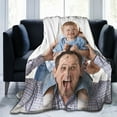 thumbnail image 1 of Custom Blanket Personalised Blanket with Photos Text.Custom Blanket with 1-9 Photo Collages.Flannel Blankets for Family Birthday Wedding Gift Fits Couch Sofa Bedroom Living Room-100cmX125cm, 1 of 6