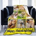thumbnail image 1 of Custom Blanket Personalized Bed Throw Blanket with Photos Text, Customized Blankets with Photos Collage Customized Blankets for Family Birthday Wedding Gift, Gary, 60" x 50" Blankets, 1 of 5