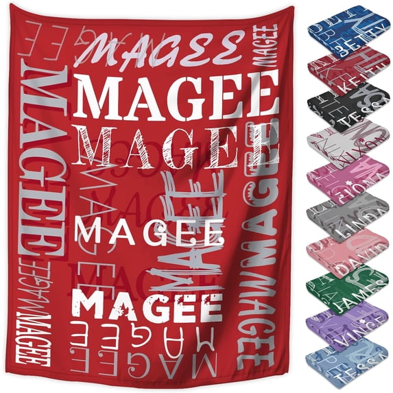 Custom Blanket Personalized Blankets and Throws Customized Blanket with Name for Baby Kids Adult Gifts for Christmas Birthday Valentines Day
