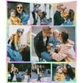 thumbnail image 1 of Custom Blanket Personalized Throw Blanket with Photo College Soft Flannel Blanket Customized Souvenirs Gifts, Design Rainbow blanket for personalized gifts-30X40", 1 of 6