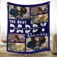 thumbnail image 1 of Custom Blanket with Photo Music Code Personalized Throw Blankets Customized Blankets Gift for Lover Family Friend Birthday Valentine‘s Day Christmas Blankets, 1 of 5