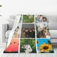 Custom Blanket with Photo Personalized Design Name Text Logo Throw