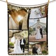 thumbnail image 1 of Custom Blanket with Photo Personalized Picture Text Blanket Customized Sofa Throw Blanket Personalized cobijas Funny Gifts for Valentines,Boyfriend,Dad,Mom,Friends,New Year,Birthday, 1 of 6