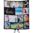 thumbnail image 1 of Custom Blanket With Photo Personalized Throw Blanket Customized Picture Blanket For Baby Mother Father Adult Friends Lovers Dog Pets Personalized Gift Flannel Blanket Birthday Christmas,10 Photos, 1 of 6