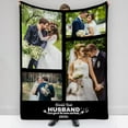 thumbnail image 1 of Custom Blanket with Photo Text Personalized Blanket Customized Throw Blanket for Kid Adult Birthday Anniversary Halloween Christmas Mother Father Girlfriend Valentines Day Gift Blankets, 1 of 5