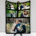 thumbnail image 1 of Custom Blanket with Photo Text Personalized Blanket Customized Throw Blanket for Kid Adult Birthday Anniversary Halloween Christmas Mother Father Girlfriend Valentines Day Gift Blankets, 1 of 5
