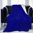 thumbnail image 1 of Custom Blanket with Photo Text Personalized Throw Blanket Customized Blanket for Her for Him Flannel Blankets Father's Day Mother's Day Birthday Valentines, Navy, 40"x50", 1 of 6