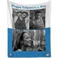 thumbnail image 1 of Custom Blanket with Photo Text Personalized Throw Blankets, Customized Picture Blanket Baby Fathers Mothers Friends Lovers Dog Pets Personalized Halloween Flannel Blanket (p-6, 32x48), 1 of 6