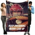 thumbnail image 1 of Custom Blanket with Photo Text Personalized Throw Blankets, Customized Picture Blanket Baby Fathers Mothers Friends Lovers Dog Pets Personalized Halloween Flannel Blanket (p-6, 32x48), 1 of 6