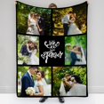 thumbnail image 1 of Custom Blanket with Photo Text Personalized Throws Blankets Picture Blanket for Birthday Valentine Customized Gifts for Wife Husband Family Mom Dad Couple Girlfriend Blankets, 1 of 5