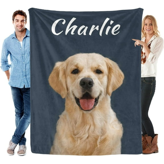 Custom Blanket with Photos for Cat Personalized Picture Throws for Pets Lover Customizable Blanket for Family Couple Pet Pictures 5 Photos with Name Blankets