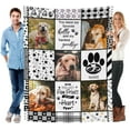 thumbnail image 1 of Custom Blanket with Photos for Cat Personalized Picture Throws for Pets Lover Customizable Blanket for Family Couple Pet Pictures 5 Photos with Name Blankets, 1 of 4