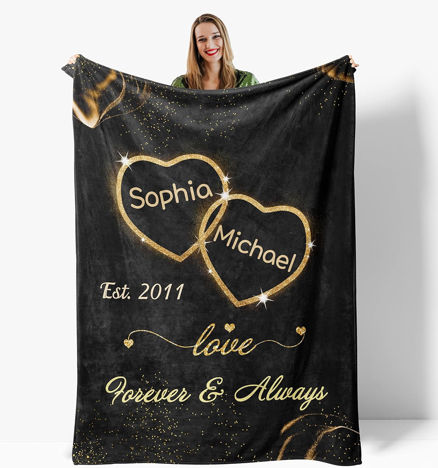 Custom Blanket with Photos Made in USA Personalized Gifts Personalized